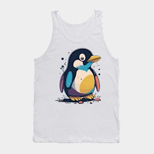 Penguin Portrait Tank Top